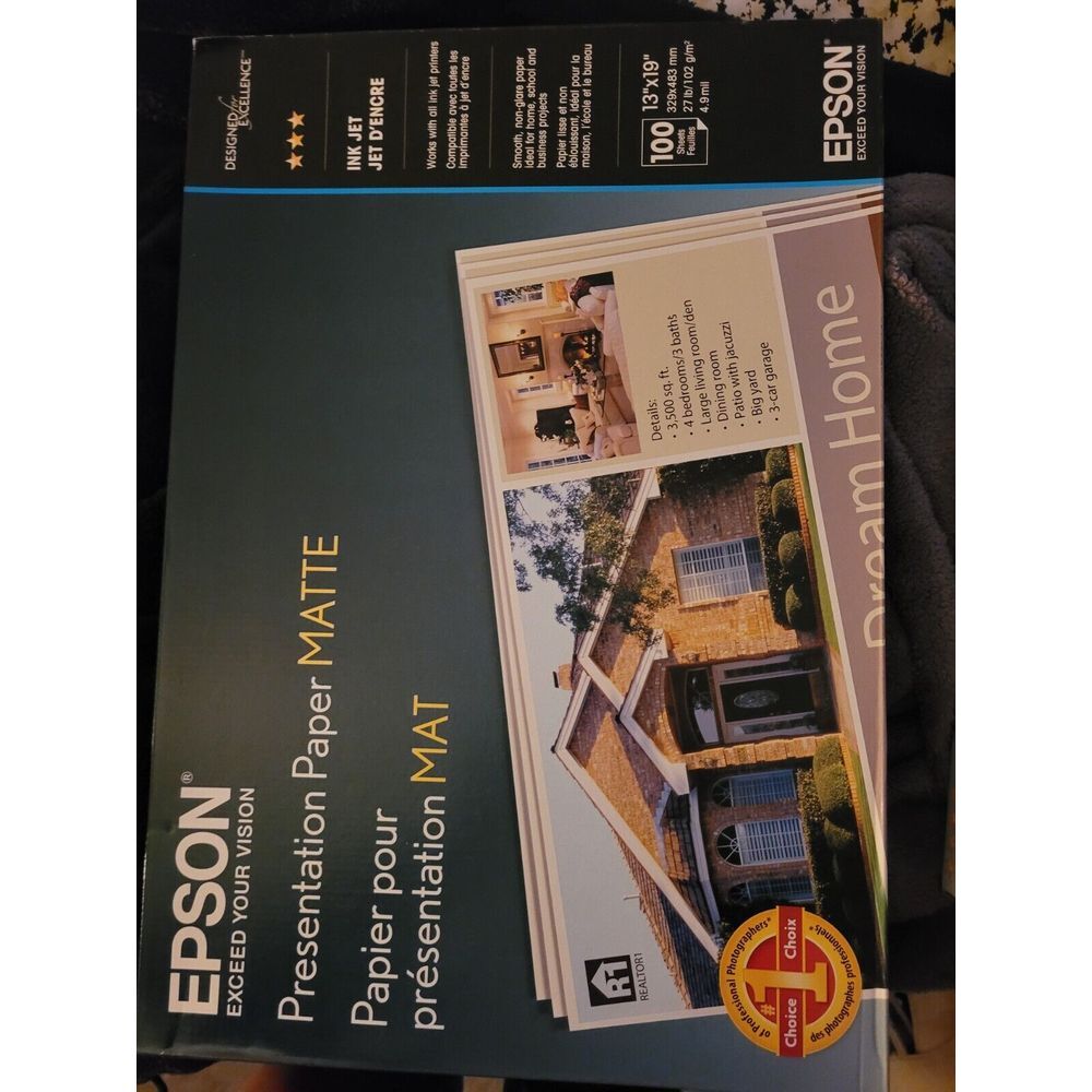 Epson 13" x 19"‎ 100 Sheets Photo Matte